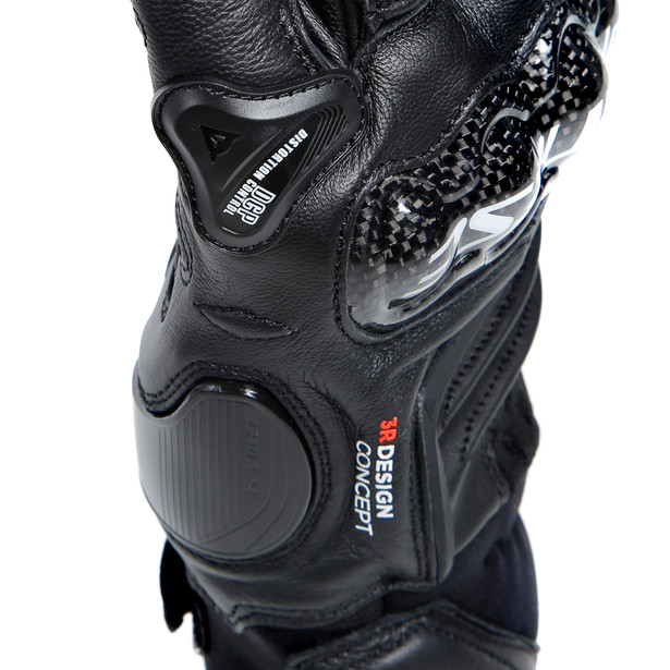 carbon-4-short-leather-gloves-black-black image number 10