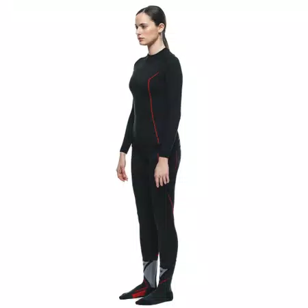 CAMISETA TÉRMICA MOTO MUJER - BLACK/RED - 4