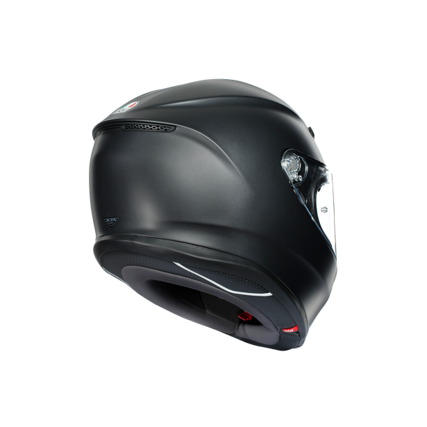 Casco AGV K6 PURE MATT BLACK/WHITE/RED