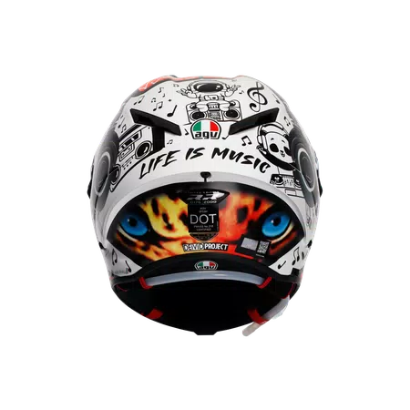 PISTA GP RR GUEVARA MOTEGI 2022 (LIMITED EDITION ) - MOTORBIKE FULL FACE HELMET E2206 DOT -  - 5
