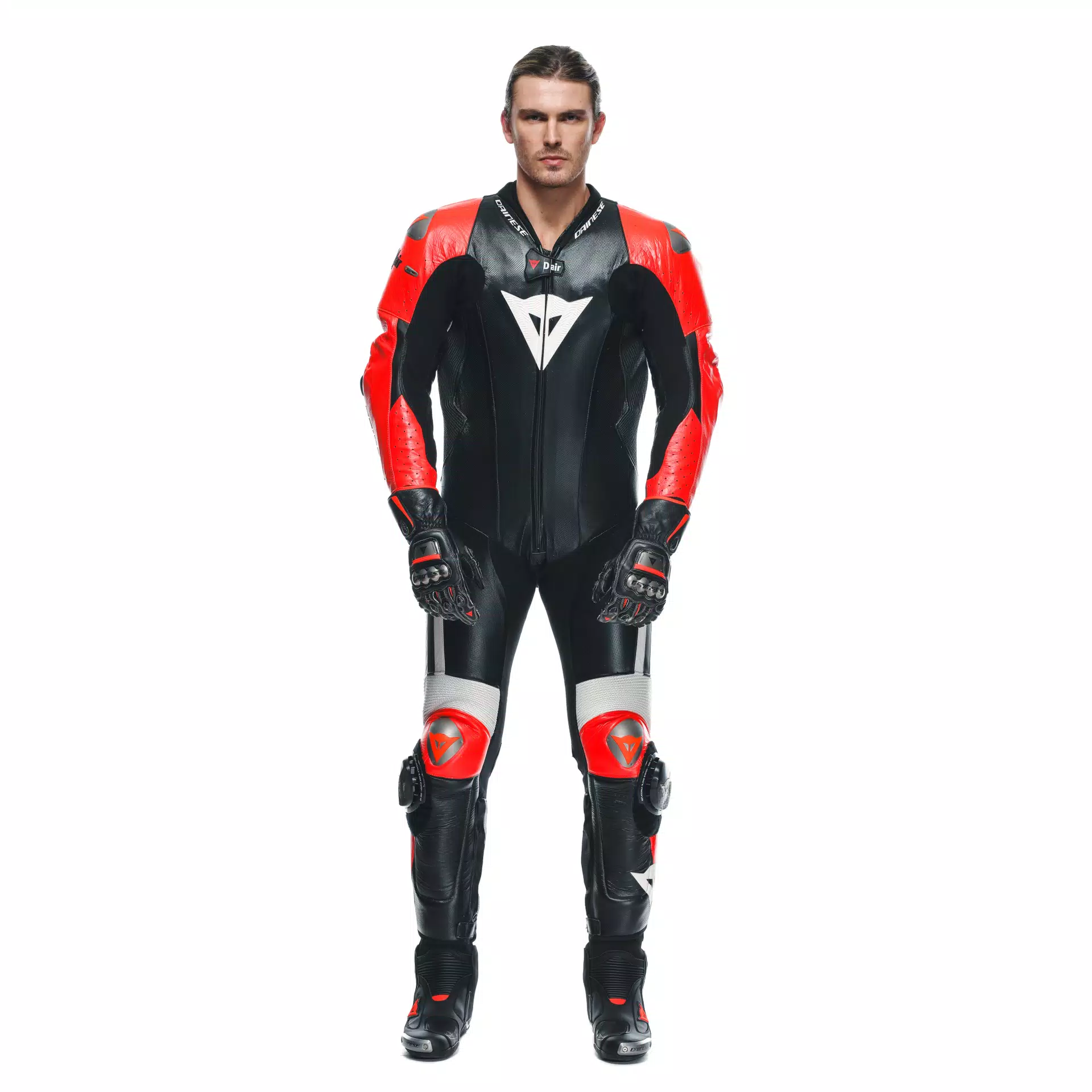 MUGELLO 3 D-AIR&reg; - MEN'S ONE-PIECE PERFORATED LEATHER MOTORCYCLE SUIT