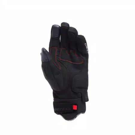 FULMINE D-DRY GLOVES - BLACK/BLACK/RED - 4