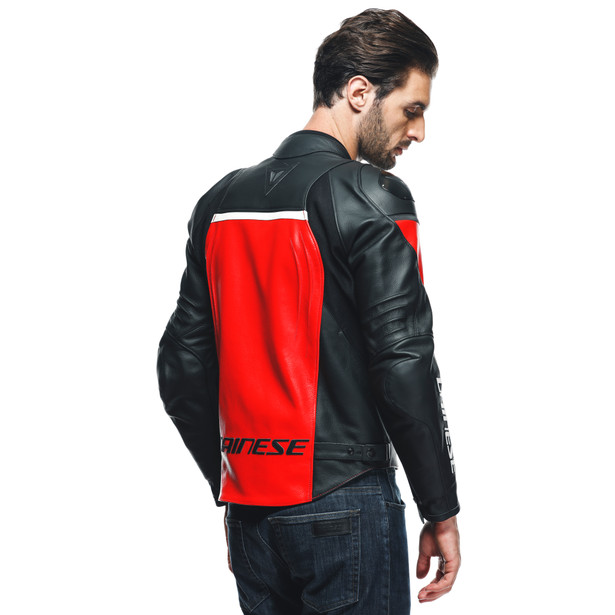 racing-4-giacca-moto-in-pelle-uomo-lava-red-black image number 6