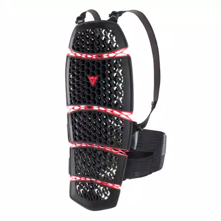PRO-ARMOR BACK LONG 2.0 - MOTORCYCLE BACK PROTECTOR WITH STRAPS - BLACK - 1