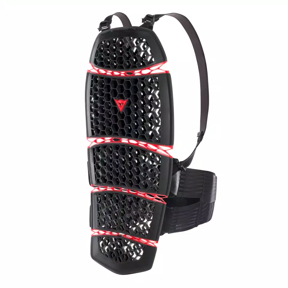 PRO-ARMOR BACK LONG 2.0 - MOTORCYCLE BACK PROTECTOR WITH STRAPS - BLACK - 1
