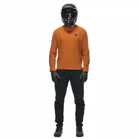 HGR JERSEY LS - MEN'S LONG SLEEVE BIKE T-SHIRT - TRAIL-BROWN - 3