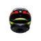 K6 S ERAZER BLACK/RED/YELLOW FLUO - MOTORBIKE FULL FACE HELMET DOT (E2206)