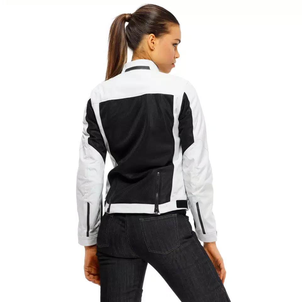 SEVILLA AIR TEX - GIACCA MOTO ESTIVA IN TESSUTO DONNA - BLACK/GLACIER-GRAY - 6
