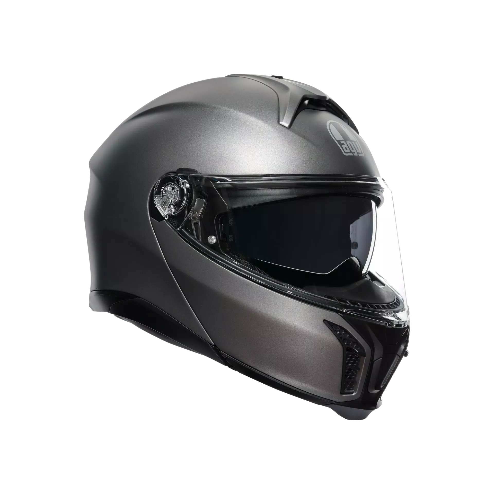 TOURMODULAR LUNA GREY MATT - CASQUE MOTO MODULAIRE E2206