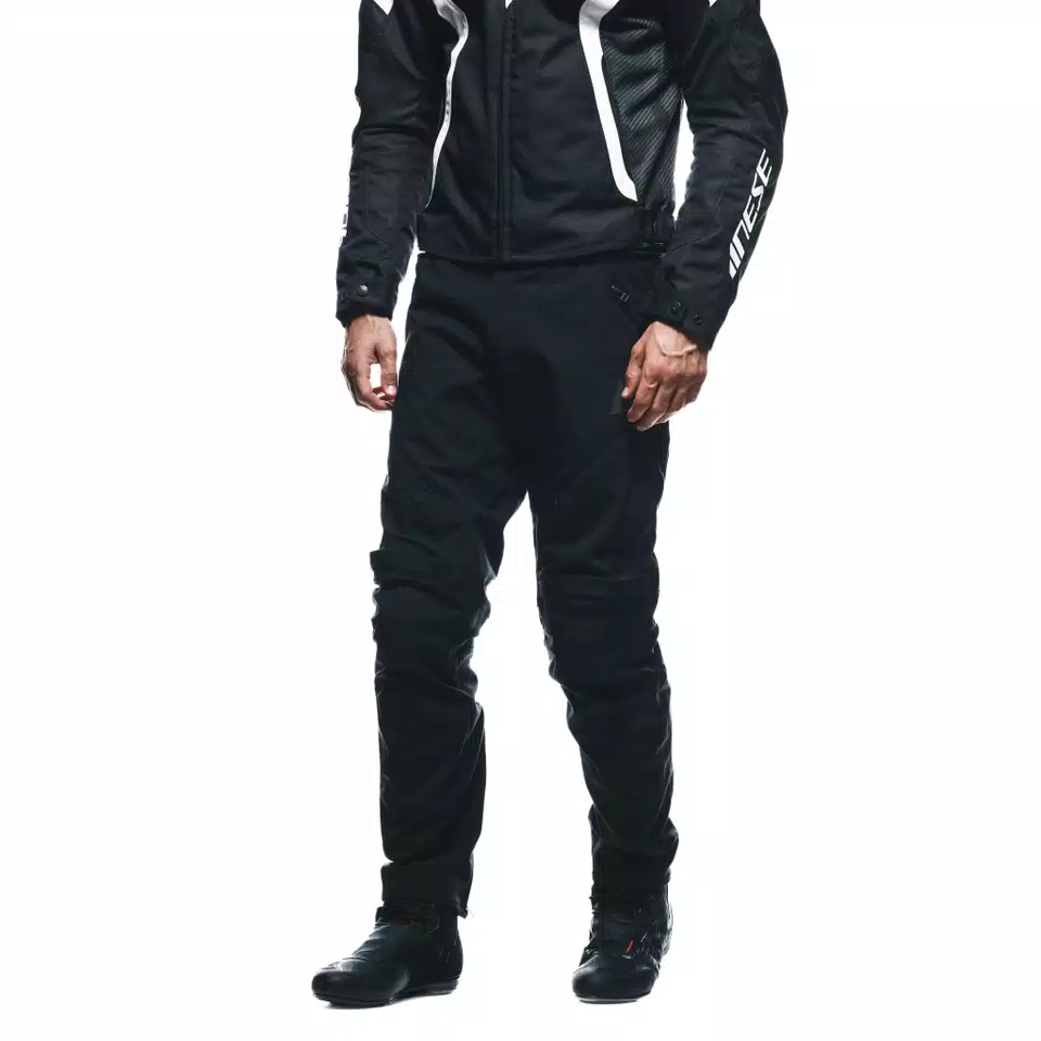 DRAKE 2 AIR - HEREN MOTORFIETSBROEK VOOR DE ZOMER IN STOF - BLACK/BLACK - 5
