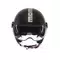 MOMODESIGN FGTR EVO MATT BLACK / SILVER - JET HELMET WITH DUAL VISOR E2206