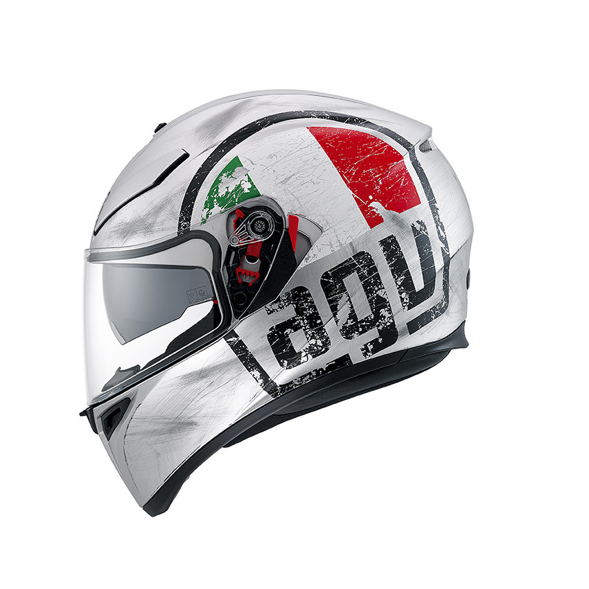 AGV K-3 SV SCUDETTO MATT SILVER Lサイズ