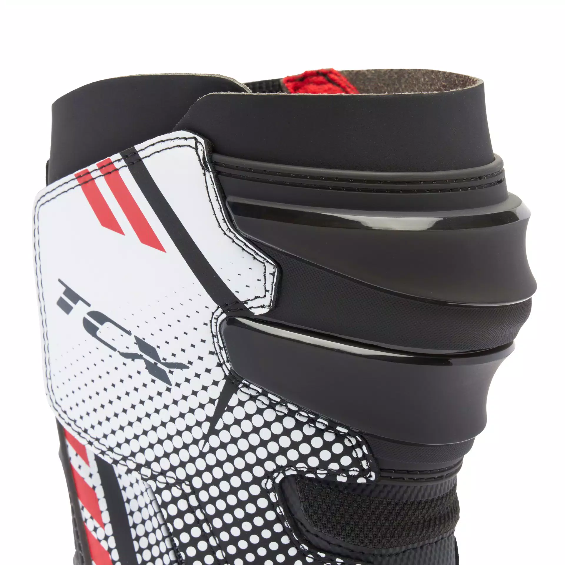 S-TR1 AIR BOTTES MOTO SPORT HOMME - NOIR/BLANC/ROUGE