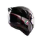 K1 S LAP MATT BLACK/GREY/RED - CASCO MOTO INTEGRALE E2206
