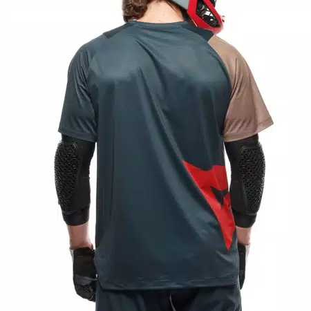 HG AER JERSEY SS - MEN'S SHORT SLEEVE BIKE T-SHIRT - BROWN/BLUE/RED - 4