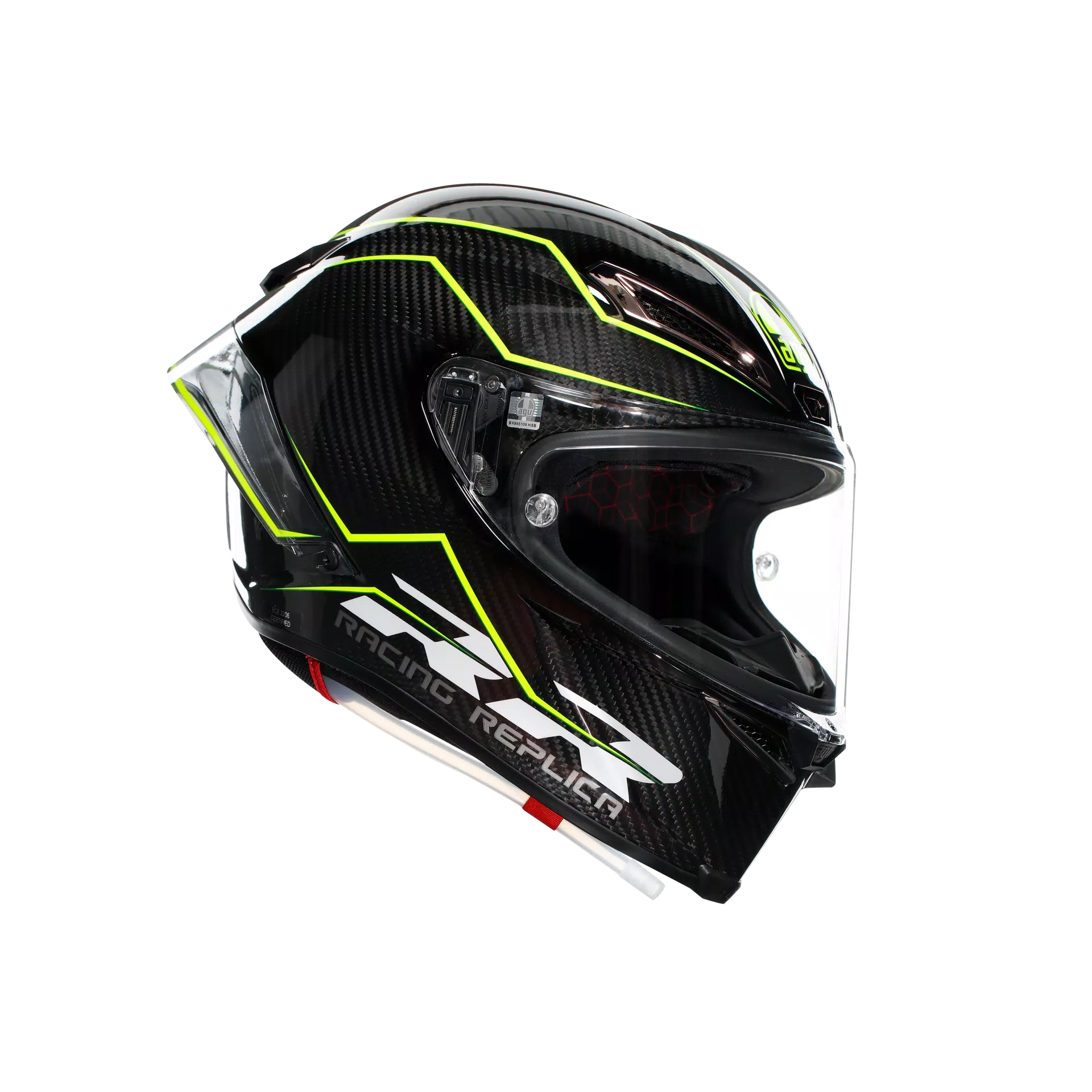 PISTA GP RR PERFORMANTE CARBON/LIME - CASCO MOTO INTEGRAL E2206 DOT