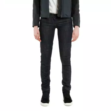DENIM SLIM - DAMES MOTORFIETS JEANS - BLUE - 3