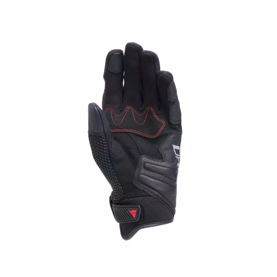 NAMIB - MEN'S MOTORCYCLE TEXTILE GLOVES - BLACK/BLACK - 3