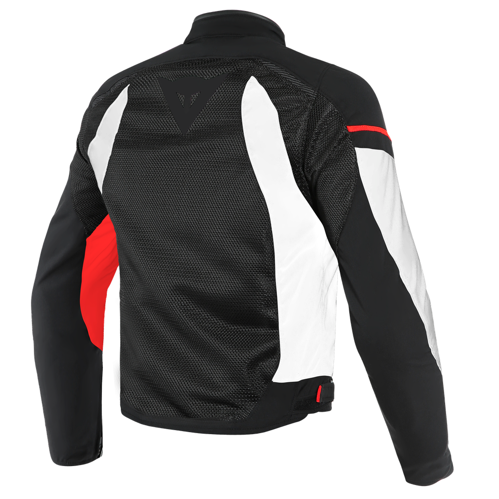 air-frame-d1-giacca-moto-in-tessuto-uomo-black-white-red image number 1