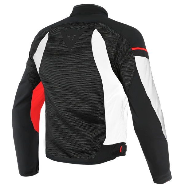 air-frame-d1-giacca-moto-in-tessuto-uomo-black-white-red image number 1