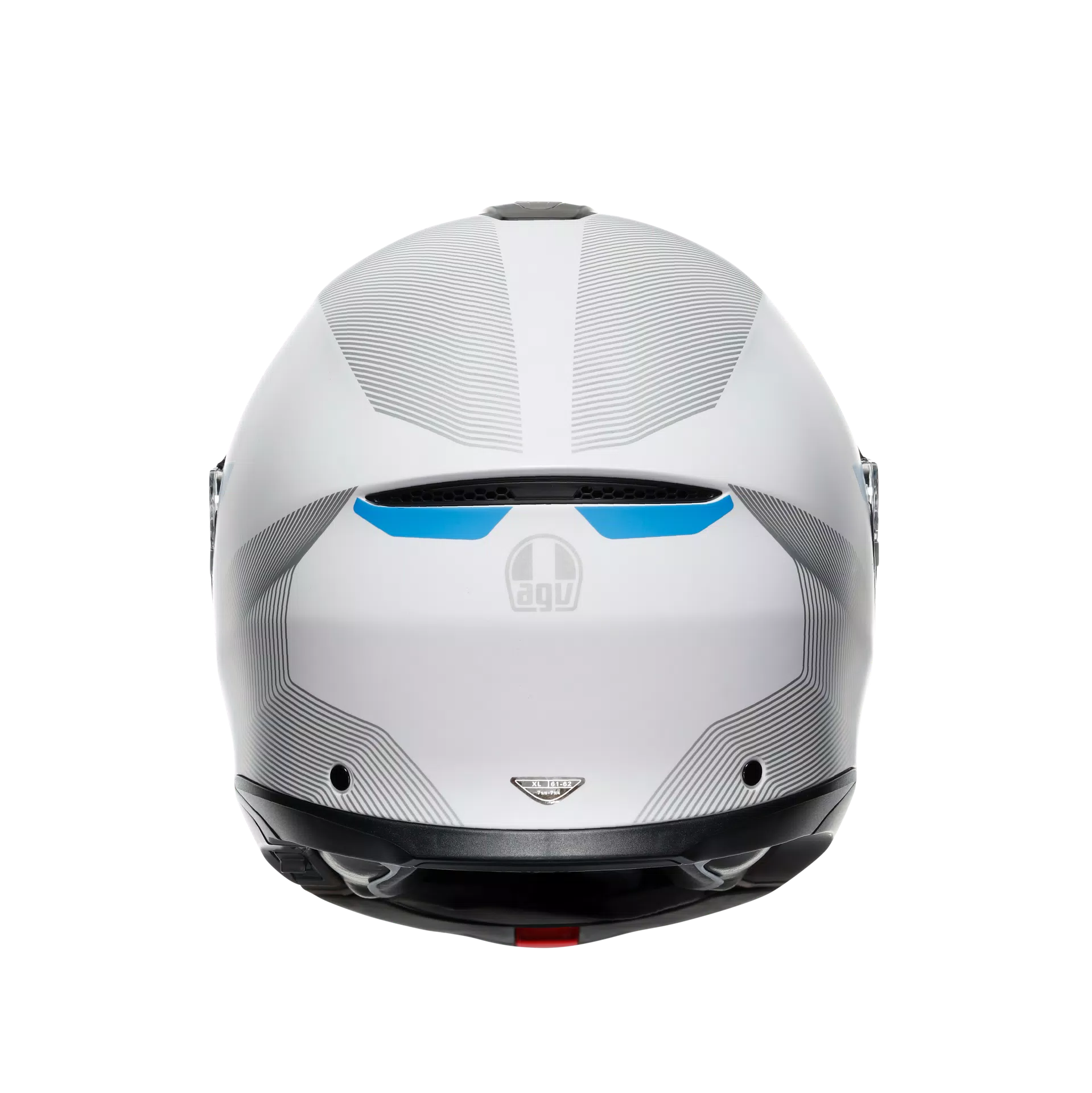 TOURMODULAR FREQUENCY LIGHT GREY/BLUE - MOTORBIKE FLIP UP HELMET E2206