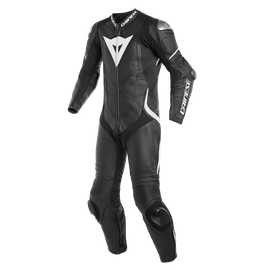 LAGUNA SECA 4 1PC PERF. LEATHER SUIT BLACK/BLACK/WHITE