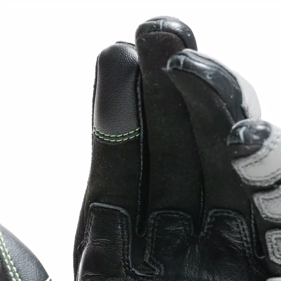 CARBON 3 SHORT GLOVES - BLACK/CHARCOAL-GRAY/FLUO-YELLOW - 10