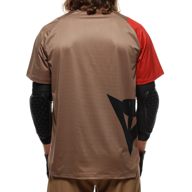 hg-aer-jersey-ss-men-s-short-sleeve-bike-t-shirt-red-brown-black image number 3