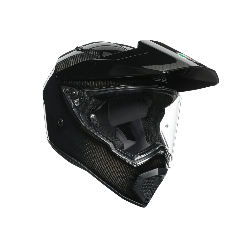 ax9-mono-glossy-carbon-casco-moto-integral-e2206 image number 0