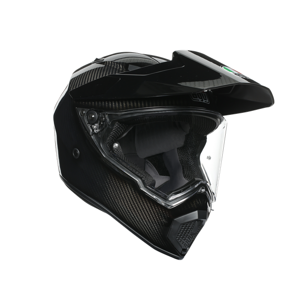 ax9-mono-glossy-carbon-motorbike-full-face-helmet-e2206 image number 0