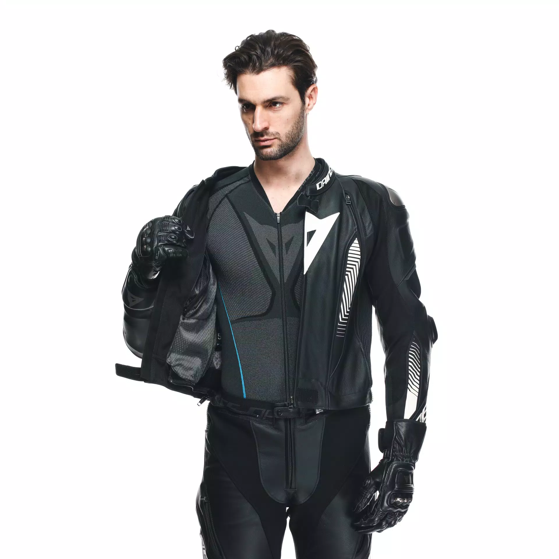 LAGUNA SECA 5 - MEN'S 2-PIECE MOTORCYCLE LEATHER SUIT (SHORT/TALL)