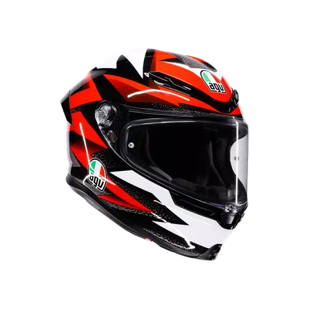 K6 S BRAVEN BLACK/RED/WHITE - MOTORBIKE FULL FACE HELMET DOT (E2206) -  - 1