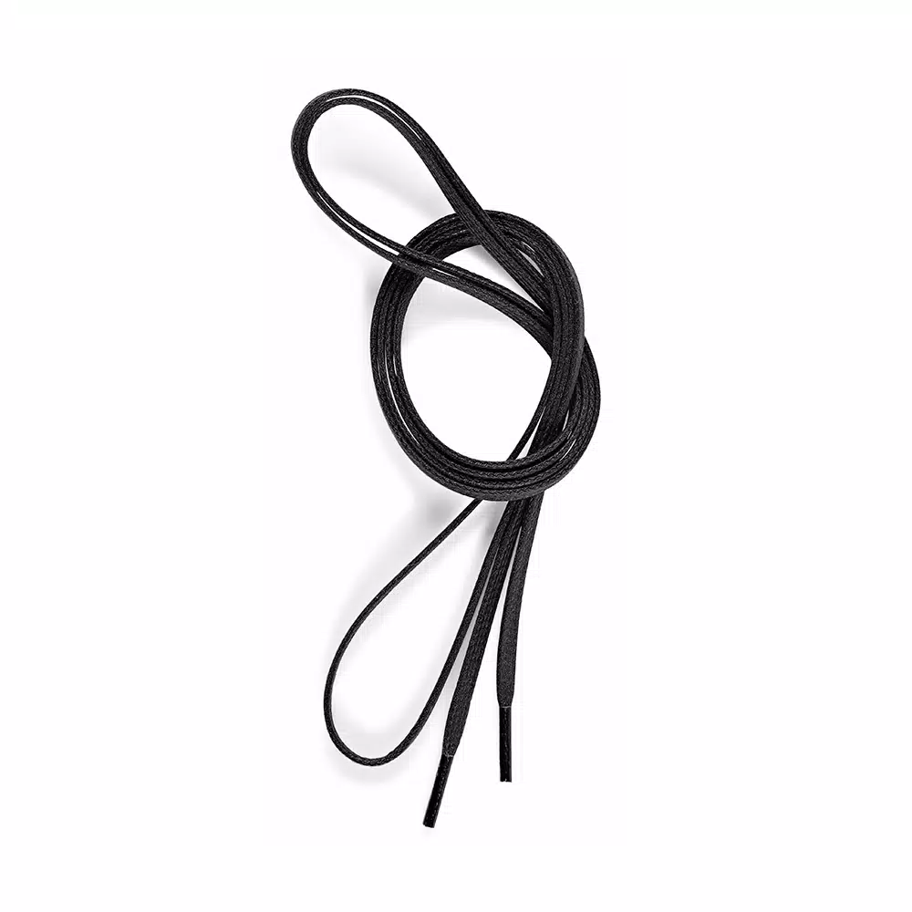 FLAT LACES  VINTAGE FOR ROOK (150 CM) - BLACK