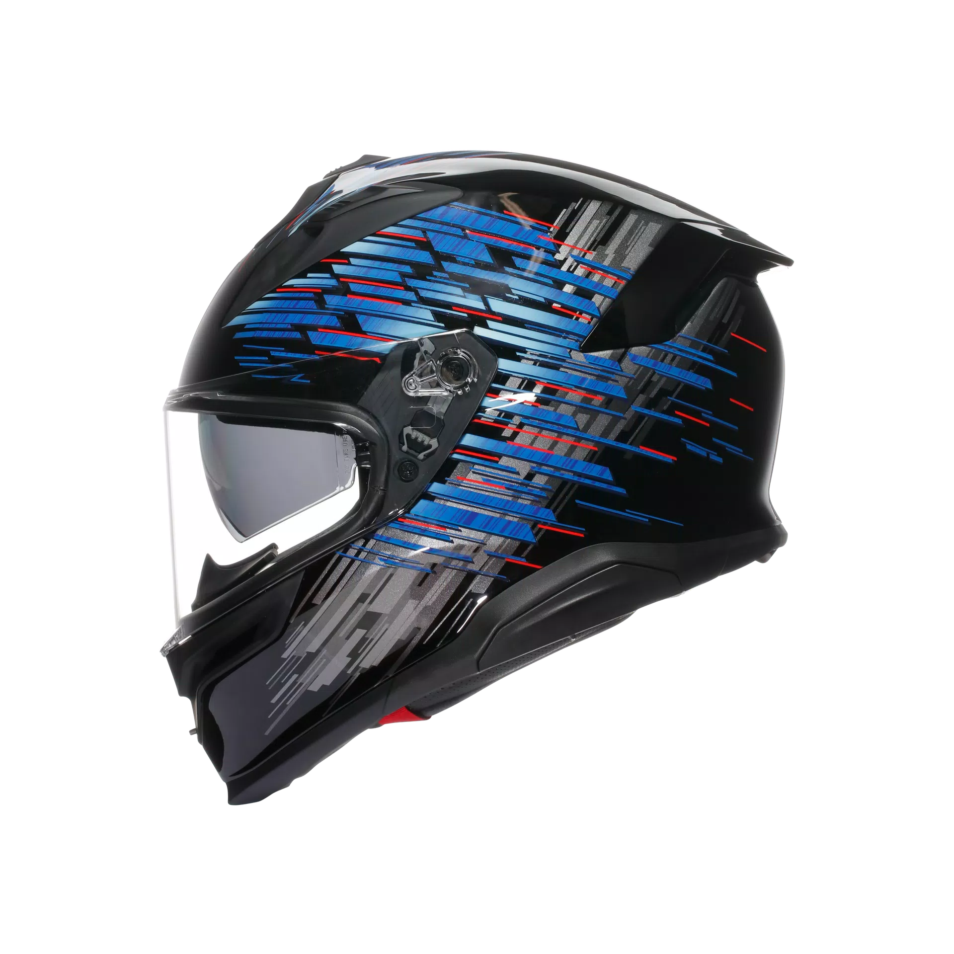K7 MPLK GENISYS MATT BLACK/BLUE/GREY - MOTORRAD INTEGRAL-HELM E2206