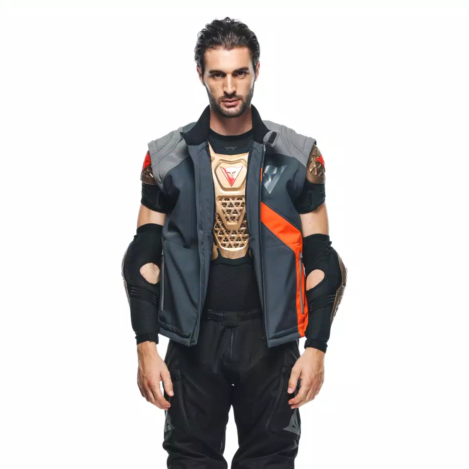 RANCH TEX JACKET - EBONY/CHARCOAL-GRAY/FLAME-ORANGE - 17