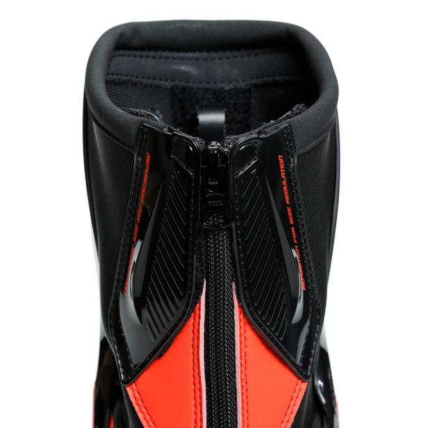 TORQUE 3 OUT BOOTS BLACK/FLUO-RED- Pelle