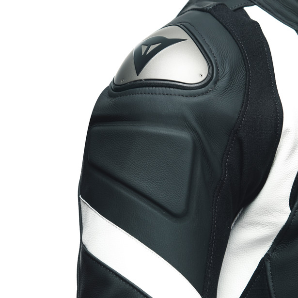 avro-4-leather-2pcs-suit-s-t-black-matt-black-matt-white image number 8