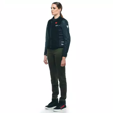 SMART JACKET - WOMEN'S MOTORCYCLE VEST WITH INTEGRATED AIRBAG - BLACK/BLACK - 4