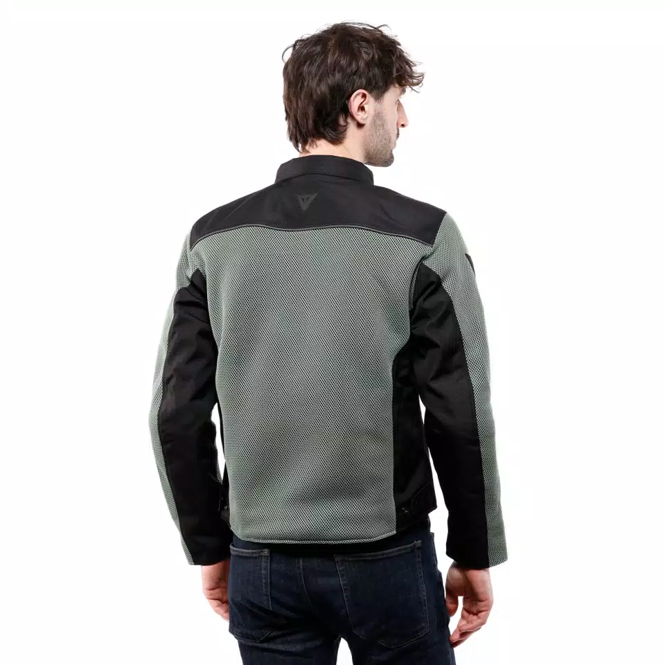 LISBONA AIR TEX - BLOUSON MOTO D'&Eacute;T&Eacute; EN TEXTILE HOMME - ICEBERG GREEN/BLACK - 4