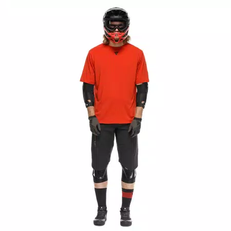 HG ROX JERSEY SS - HERENFIETS T-SHIRT MET KORTE MOUWEN - RED - 3