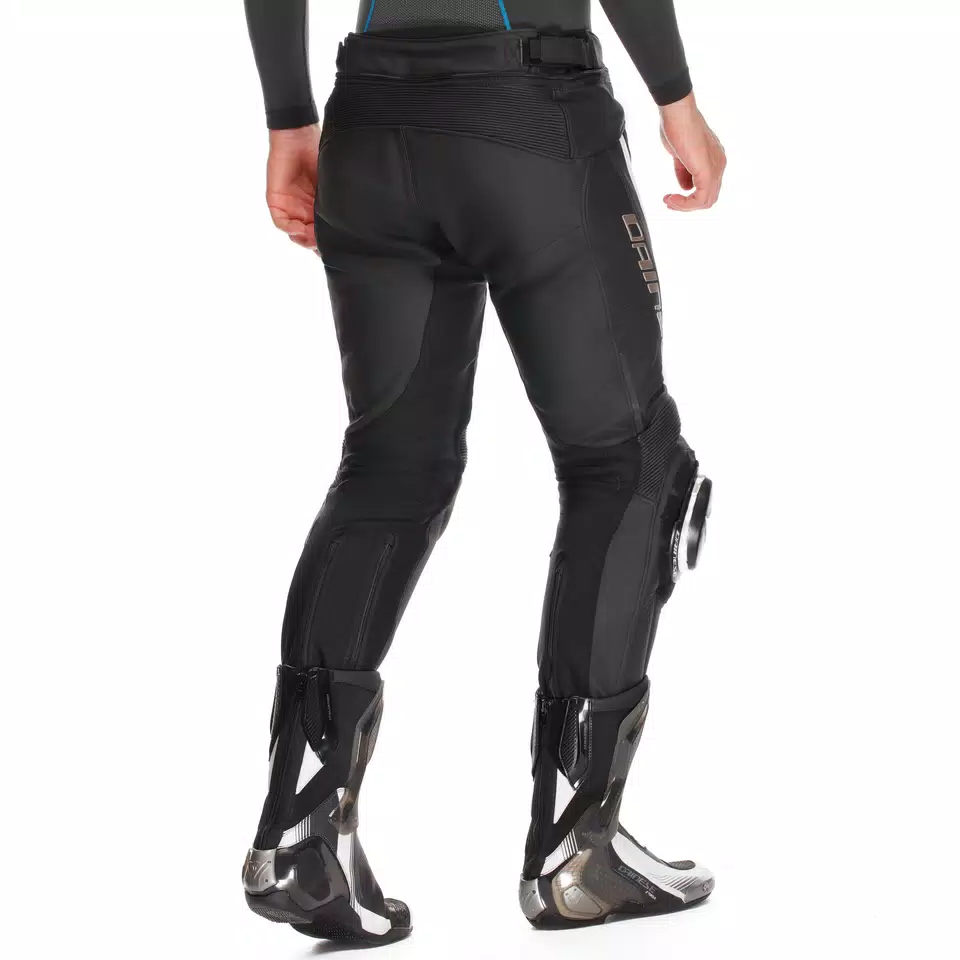 DELTA 4 - MEN'S MOTORCYCLE LEATHER PANTS | BLACK/TIBETAN DELTA 4 - MEN'S MOTORCYCLE LEATHER PANTS | BLACK/TIBETAN