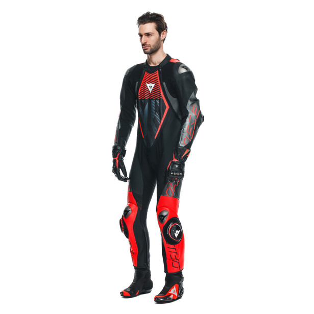 audax-d-zip-1pc-perf-leather-suit-black-red-fluo-anthracite image number 3