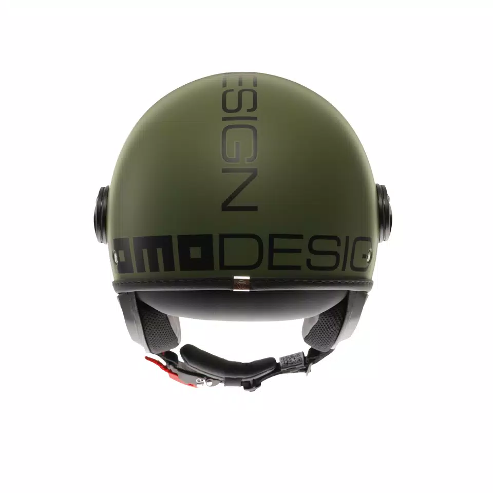 MOMODESIGN FGTR CLASSIC MATT MILITARY GREEN / BLACK - JET HELMET WITH VISOR E2206 -  - 5