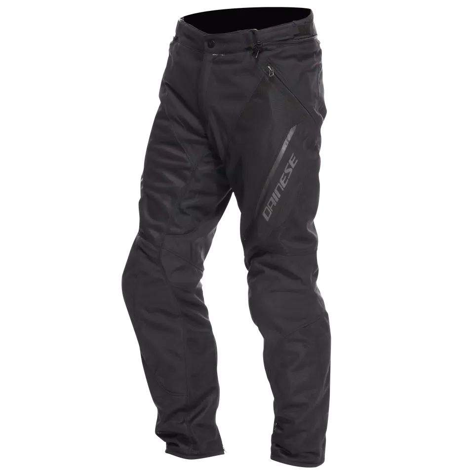 DRAKE 2 SUPER AIR - MEN'S SUMMER MOTORCYCLE PANTS IN FABRIC - BLACK/BLACK - 1