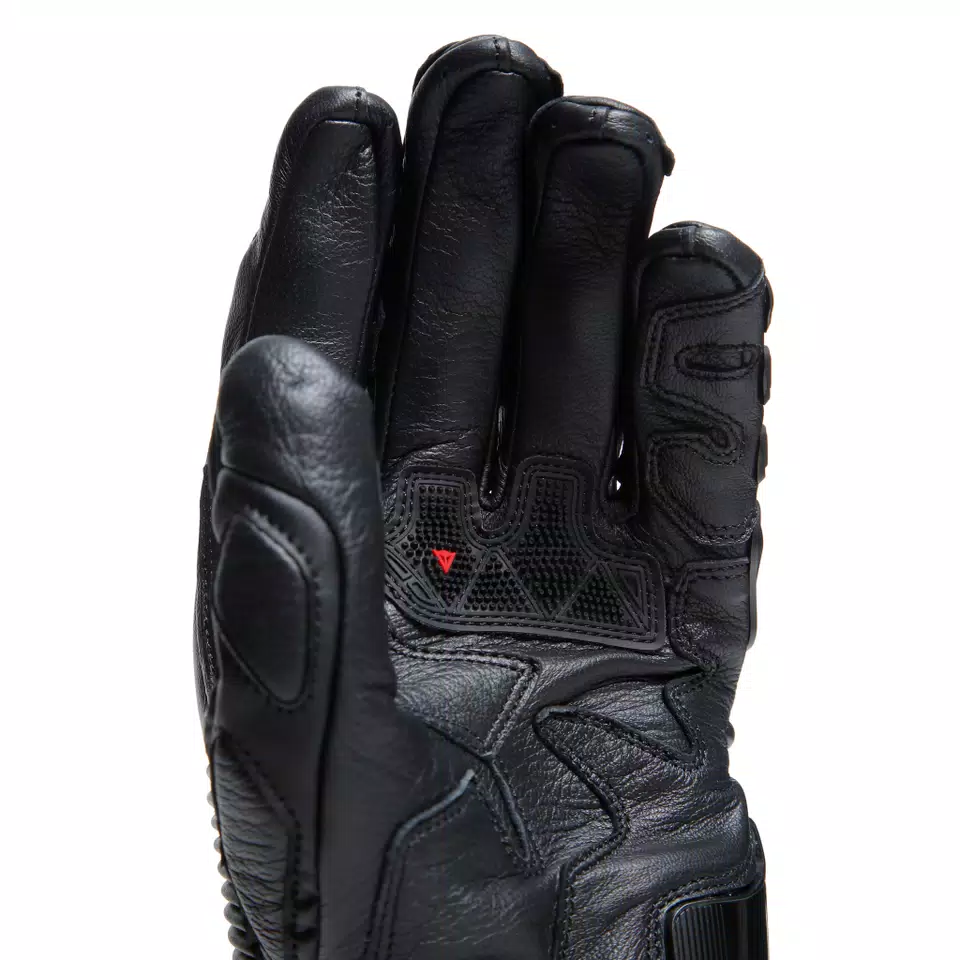DRUID 4 - MEN'S MOTORCYCLE LEATHER GLOVES - BLACK/BLACK/CHARCOAL-GREY - 11