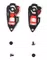 AGV KIT VISOR MECHANISM K3 - BLACK