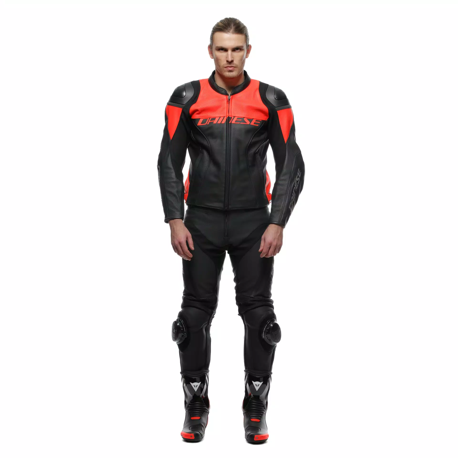 DELTA 4 - MEN LEATHER MOTORCYCLE PANTS PERF. SHORT/TALL FIT