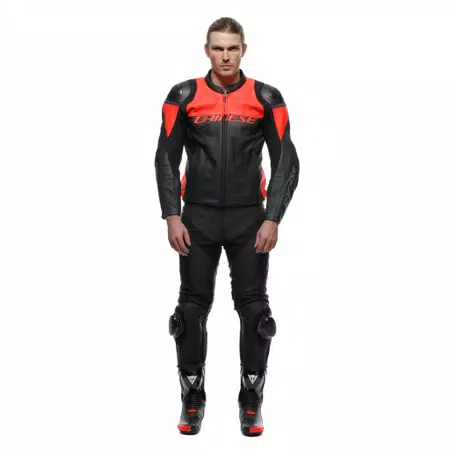 DELTA 4 - MOTORRADHOSE AUS LEDER HERREN - GRÖSSE SHORT/TALL (S/T)