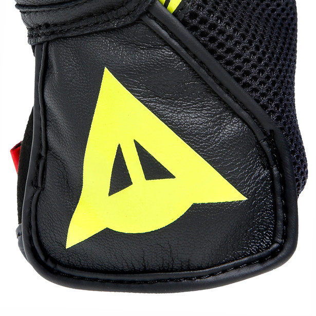 mig-3-unisex-leather-gloves-black-fluo-yellow image number 6