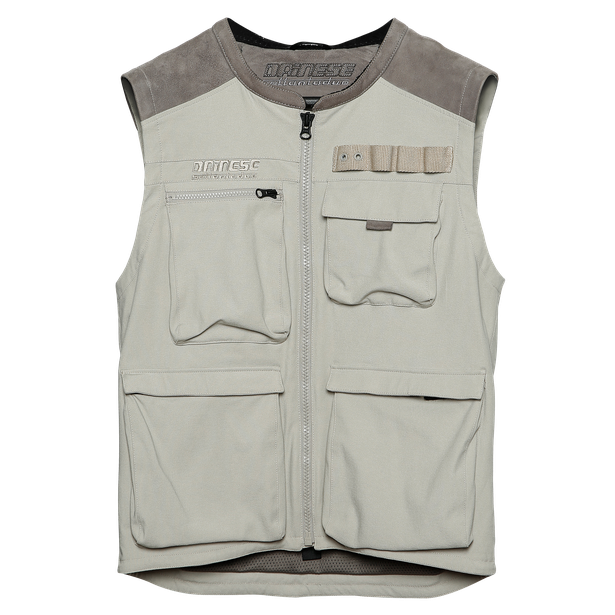 DJADO TEX VEST MOREL/FEATHER-GRAY- Textile